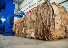planta de reciclaje de papel y cartón